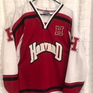 Harvard Crimson Red Hockey Jersey - Size Large